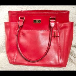 Lauren by Ralph Lauren Big red shoulder bag NWOT